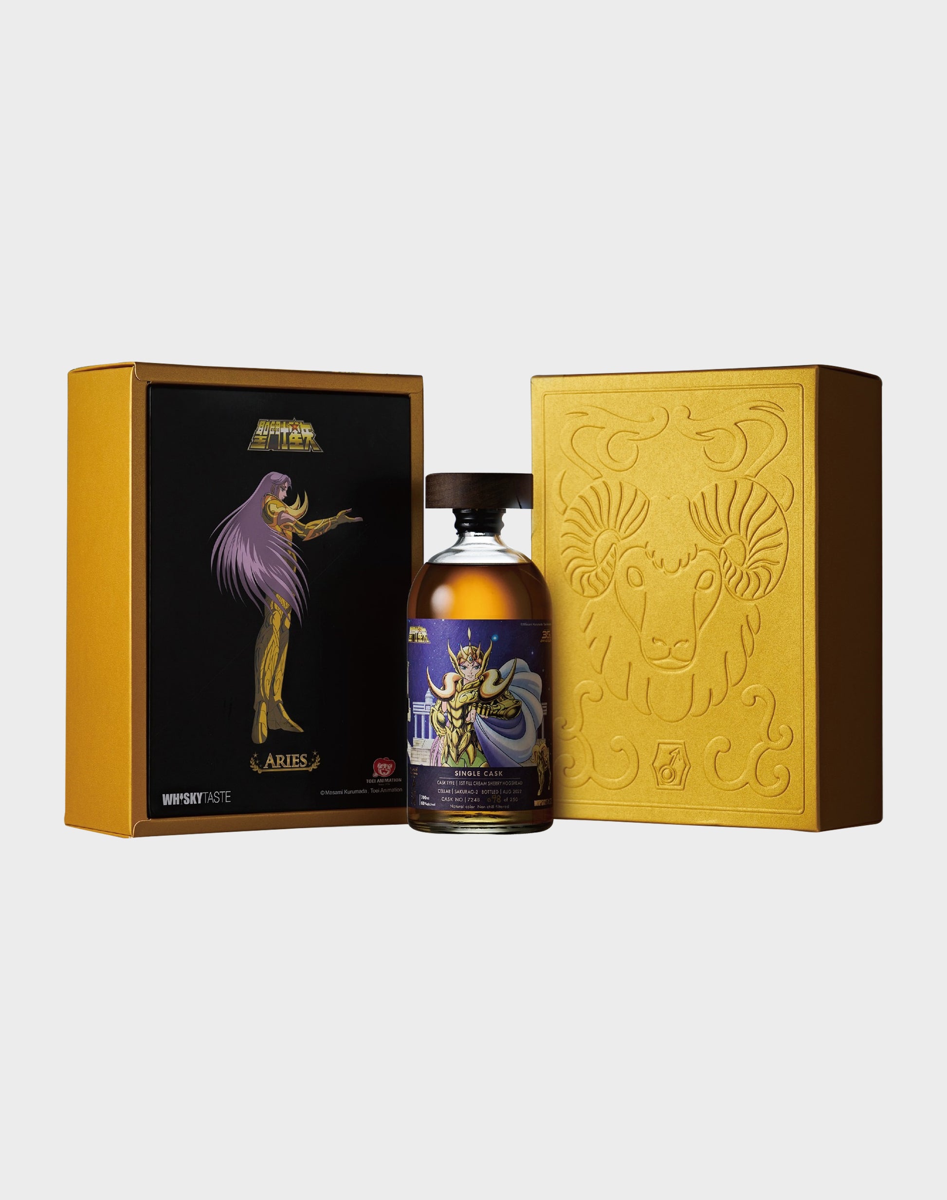 Togouchi “Saint Seiya” Single Cask Whisky ”Aries Mu”