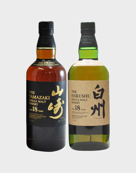 Yamazaki 18 Year Old  Hakushu 18 Year Old