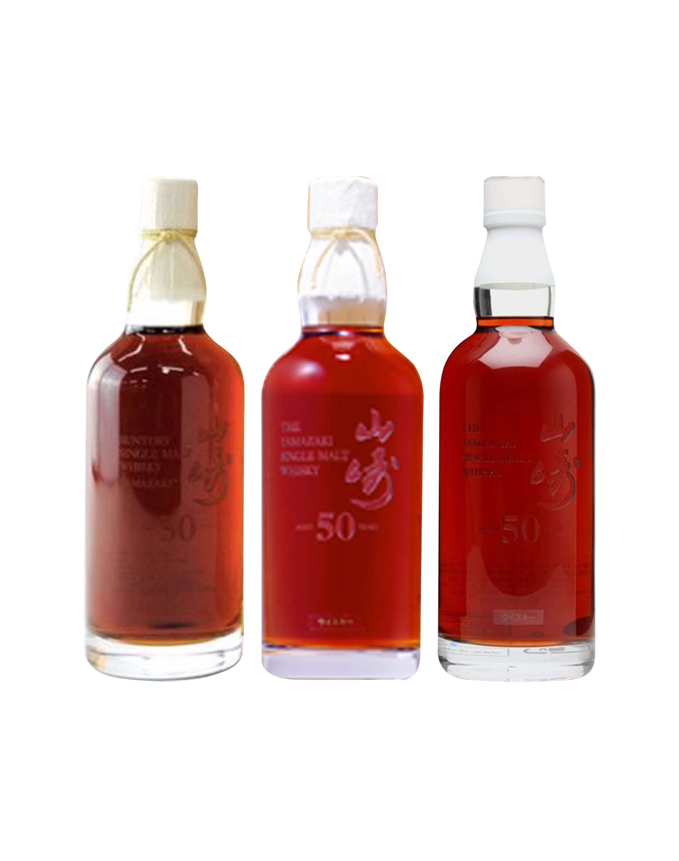 Yamazaki 50 Years Old - 3 Bottles 1st, 2nd & 3rd Edition | dekantā