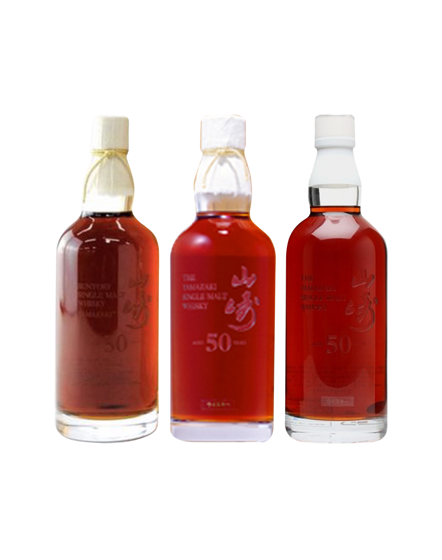 Yamazaki 50 Years Old - 3 Bottles Selection (1st, 2nd & 3rd Edition) (Price Upon Request)