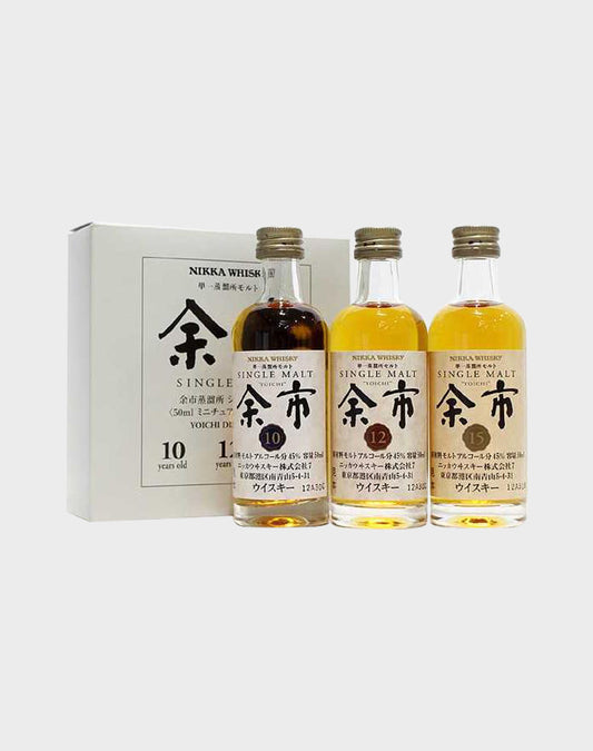 Nikka Yoichi 10, 12 and 15 Year Old Set