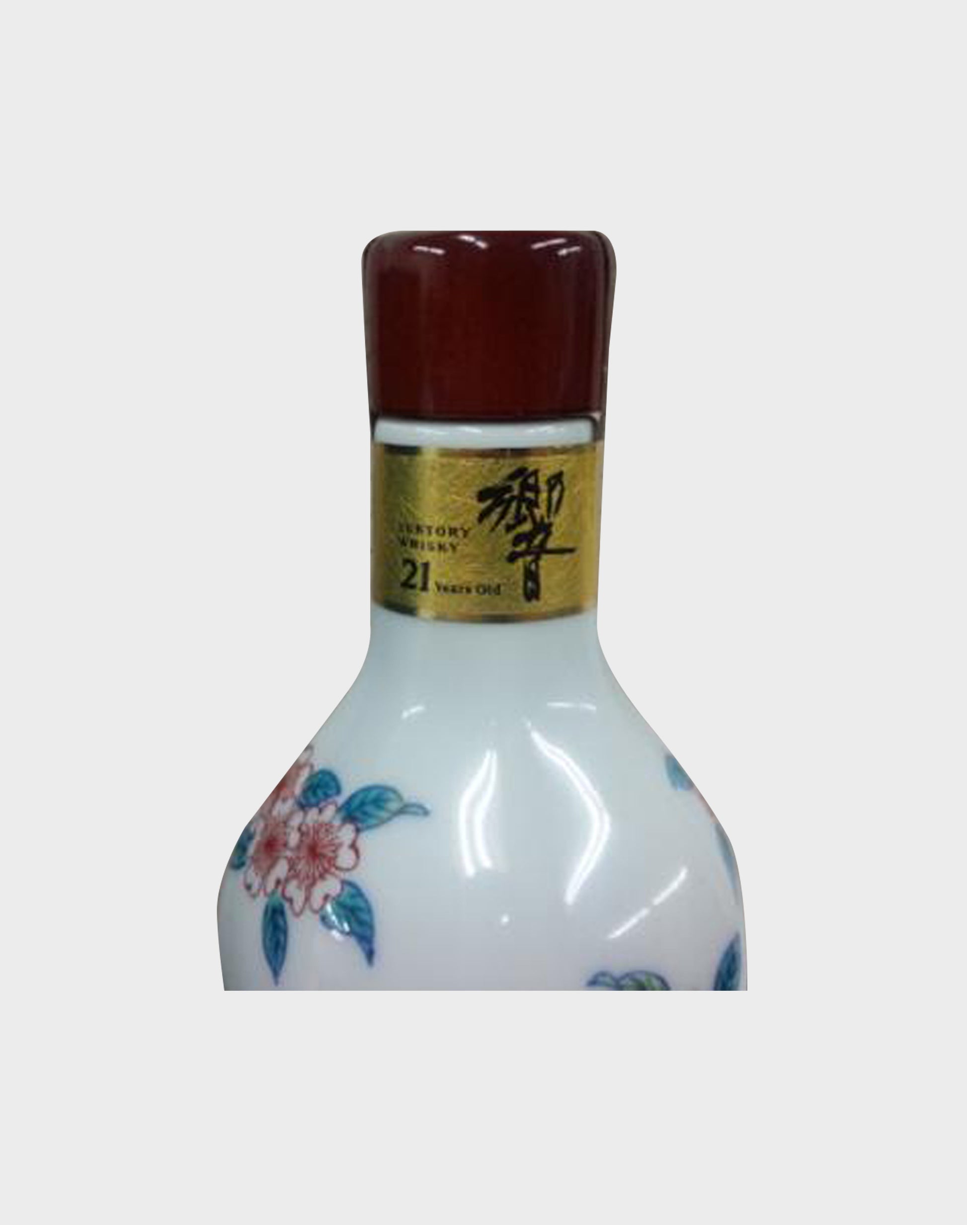 Suntory Hibiki 21 Year Old Hand Made Ceramic Bottle