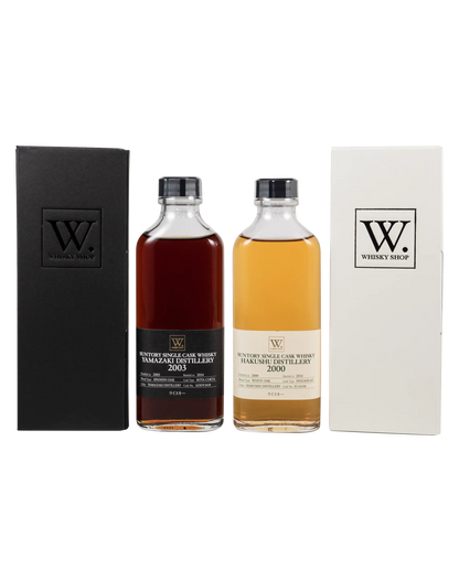 Suntory W. Whisky Shop Single Cask Set (190ml x2)
