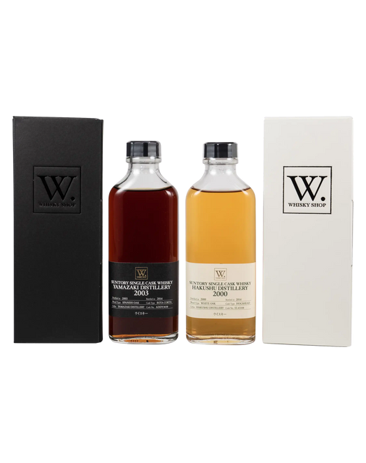 Suntory W. Whisky Shop Single Cask Set (190ml x2)