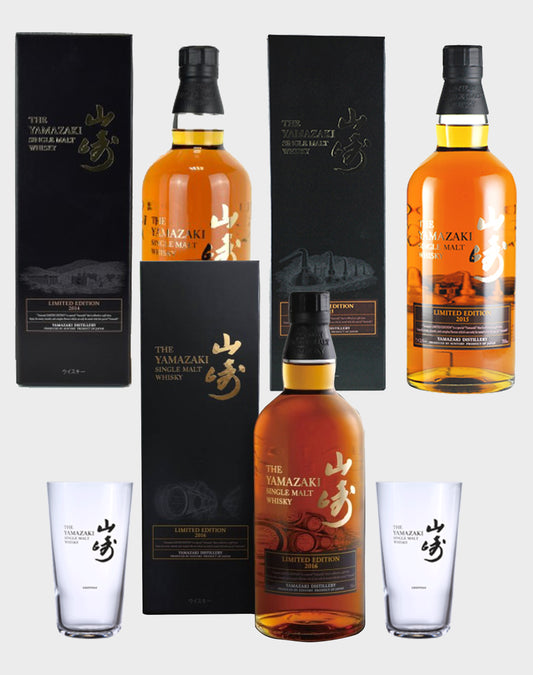 Suntory Yamazaki Limited Edition Set (2014, 2015 and 2016)